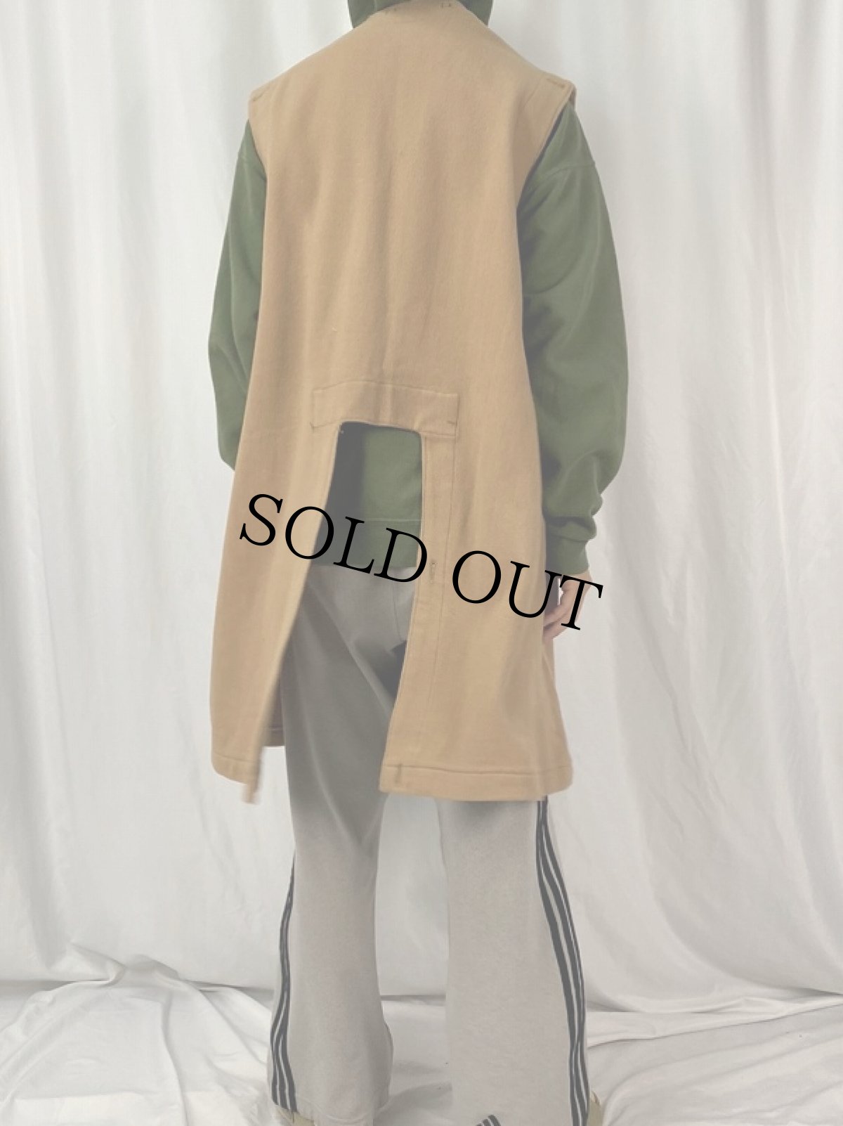 画像4: 40's BRITISH ARMY ウールトレンチコートライナー SIZE6 (4)