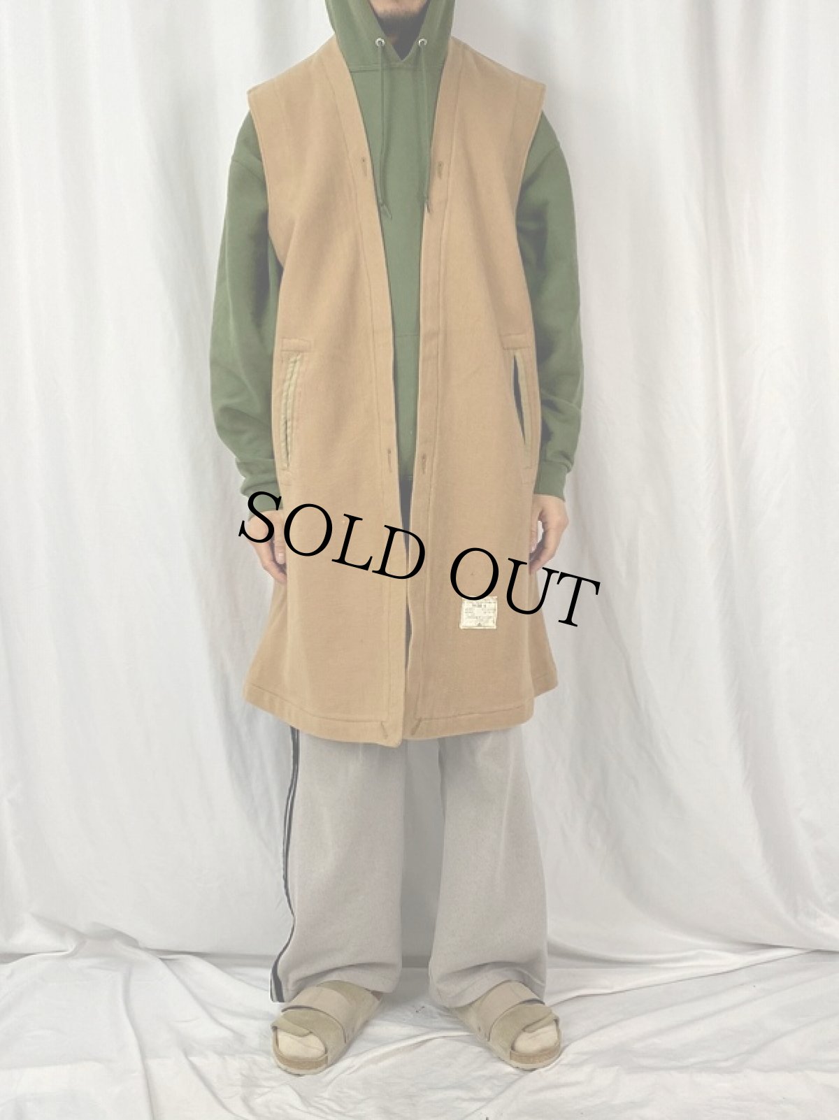 画像2: 40's BRITISH ARMY ウールトレンチコートライナー SIZE6 (2)