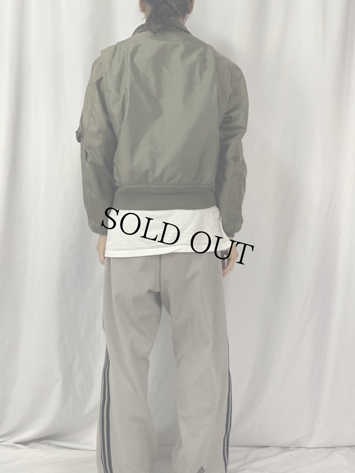 画像4: 70〜80's U.S.AIR FORCE CWU-36/P "TYPE B" フライトジャケット MEDIUM (4)