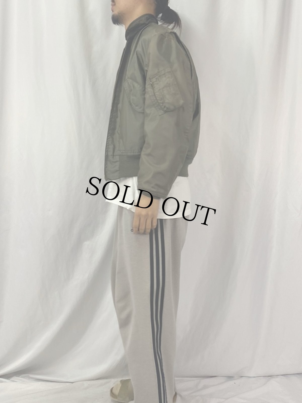 画像3: 70〜80's U.S.AIR FORCE CWU-36/P "TYPE B" フライトジャケット MEDIUM (3)