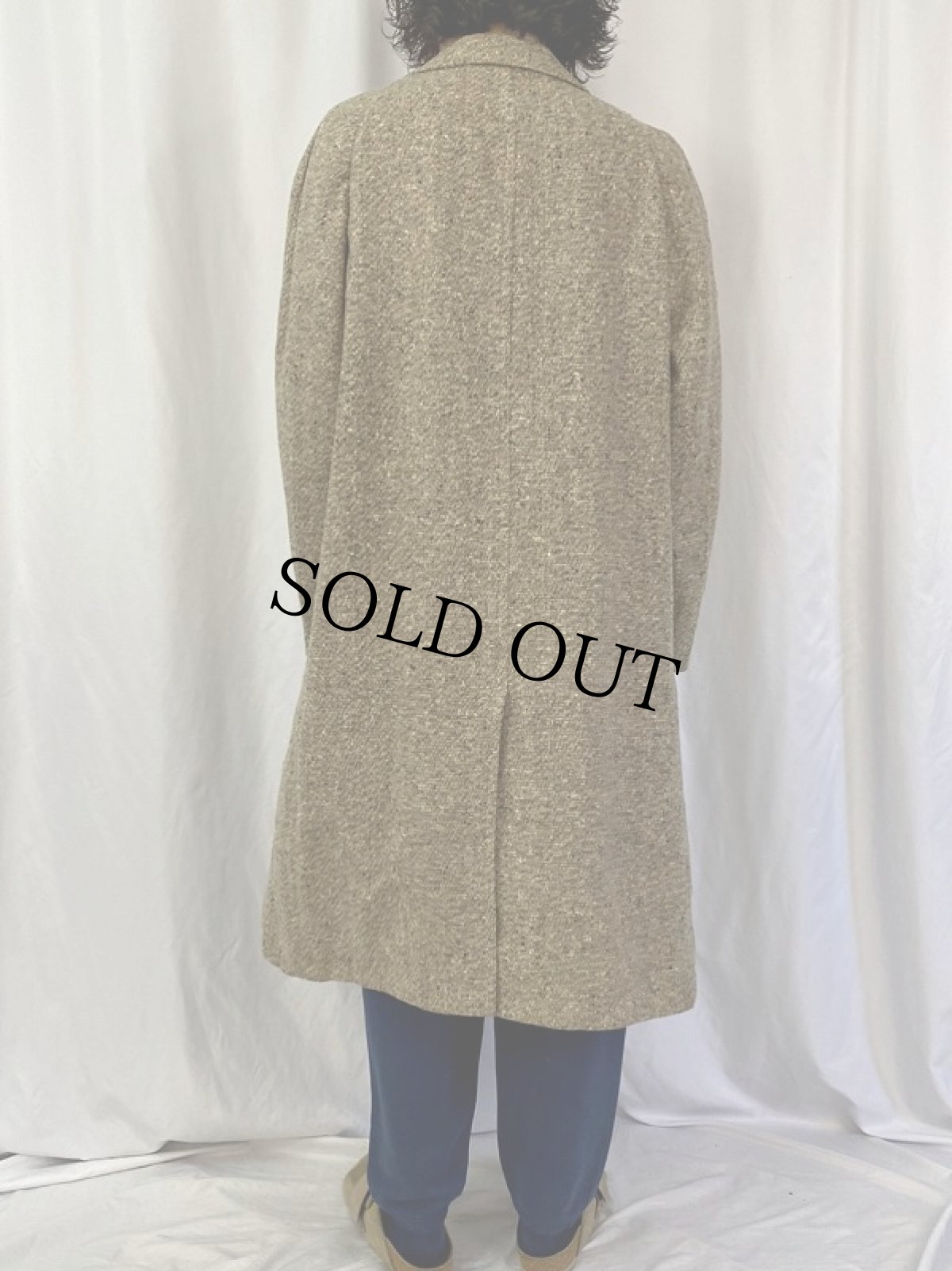 画像4: 〜80's RICHMAN BROTHERS ミックスカラー ウールコート (4)