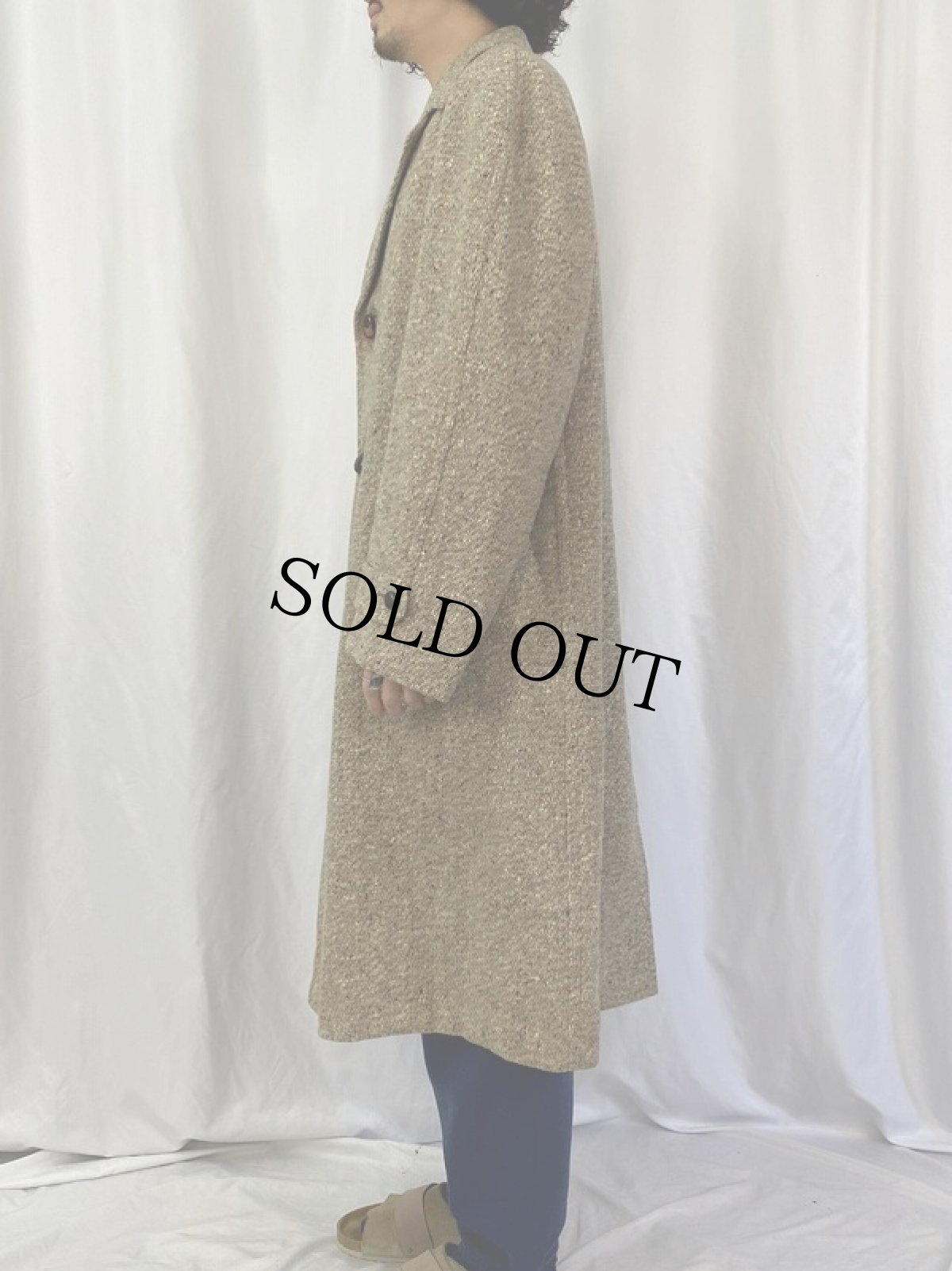 画像3: 〜80's RICHMAN BROTHERS ミックスカラー ウールコート (3)