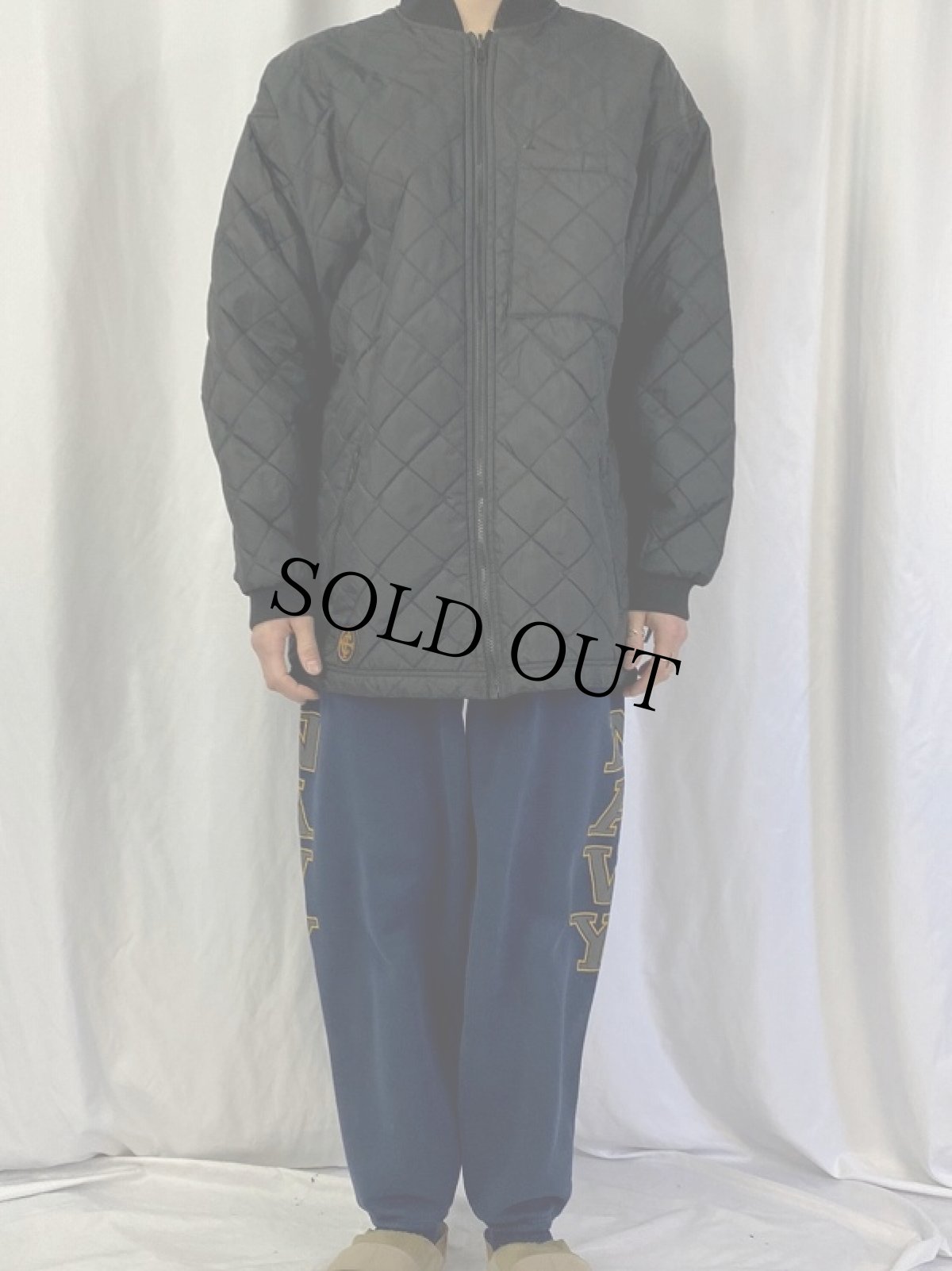 画像2: Columbia 中綿入り キルティングジャケット M (2)