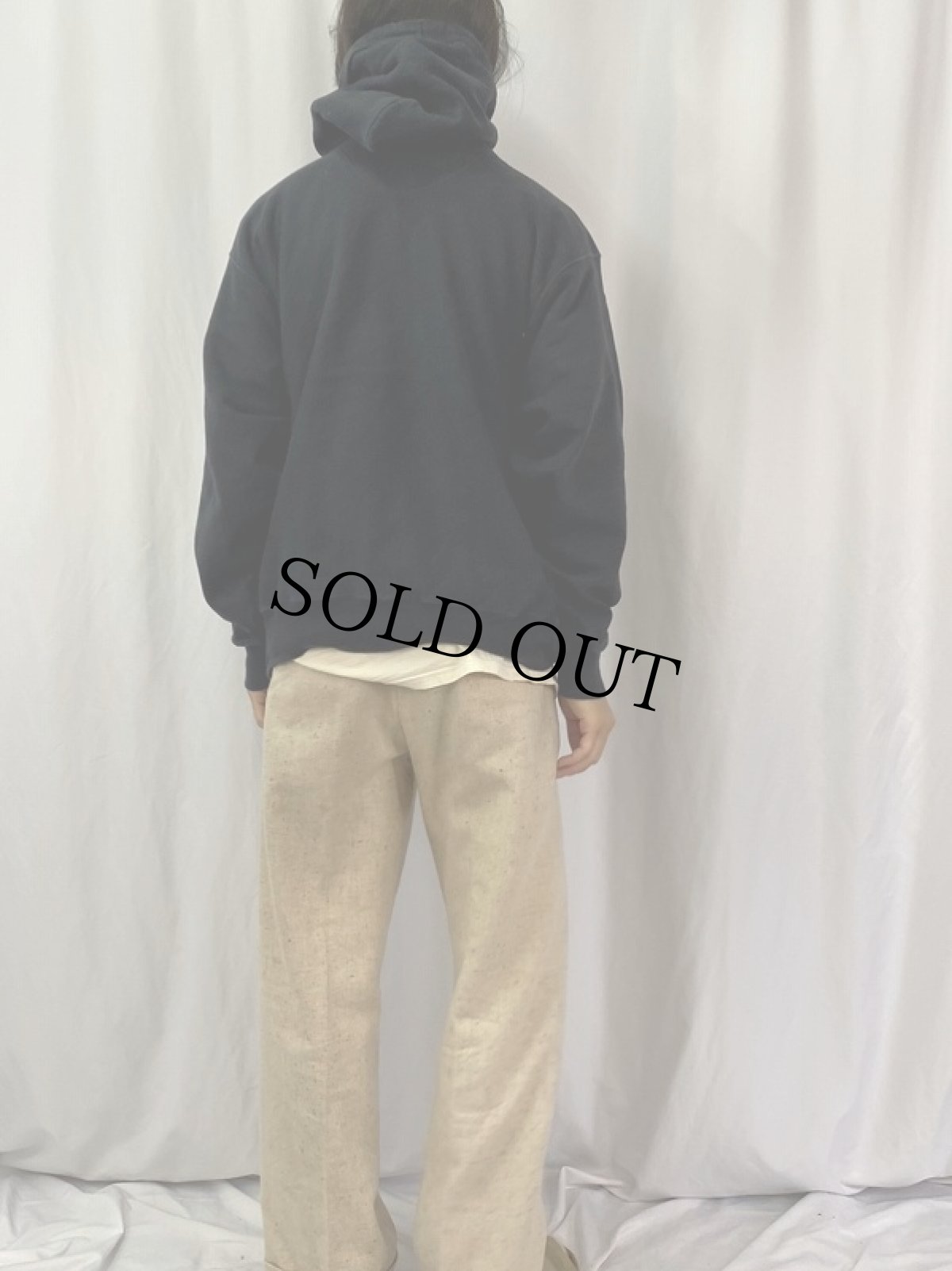 画像4: 00's Champion REVERSE WEAVE "LIMA company" プリントスウェットフーディー L (4)