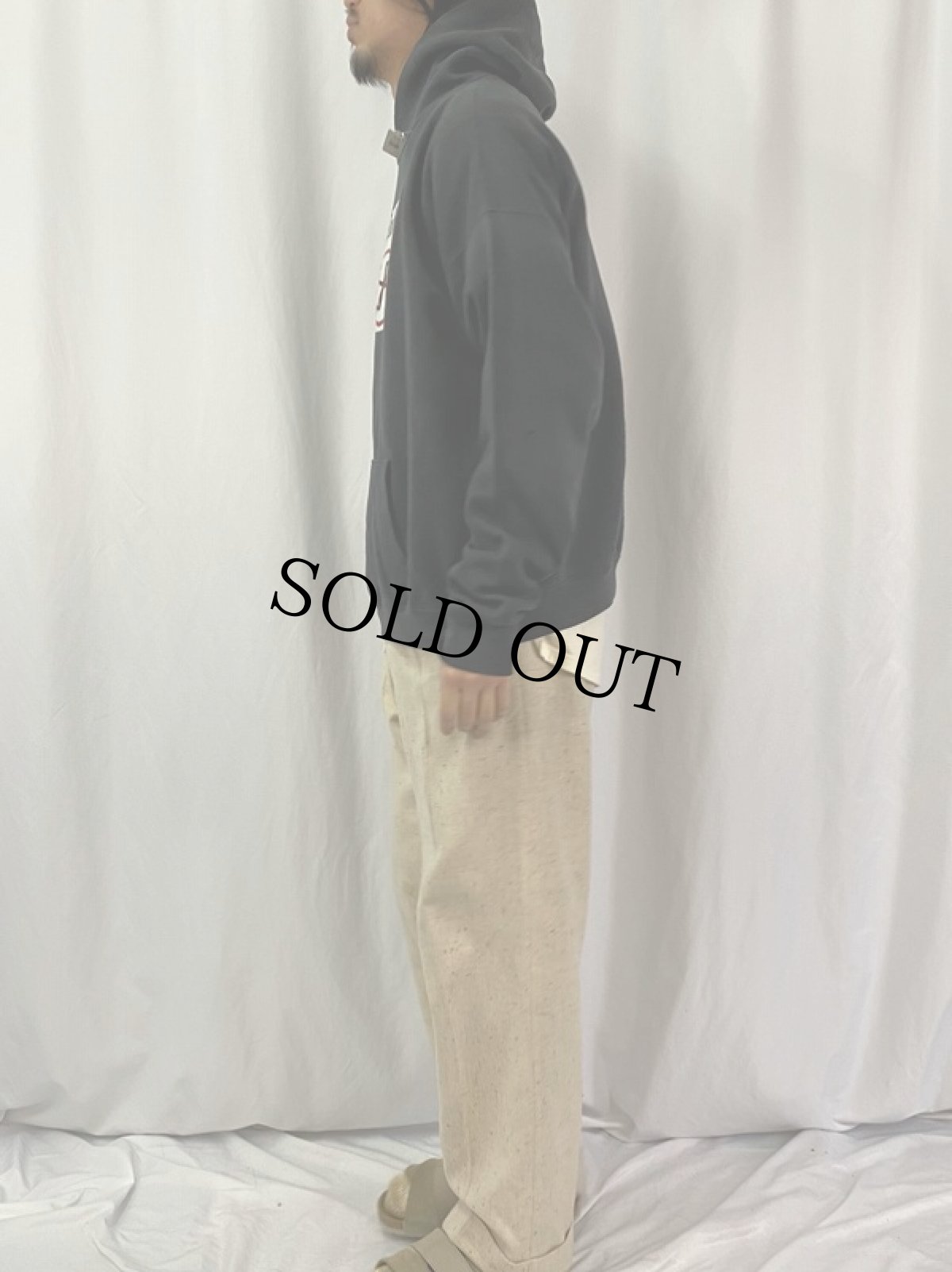 画像4: 90's "Stop The Hate" プリントスウェットフーディー XXL (4)