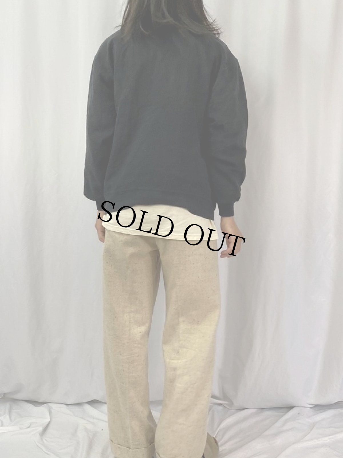 画像4: 90's〜 USA製 "HOMER CENTER WILDCATS" プリントスウェット L (4)