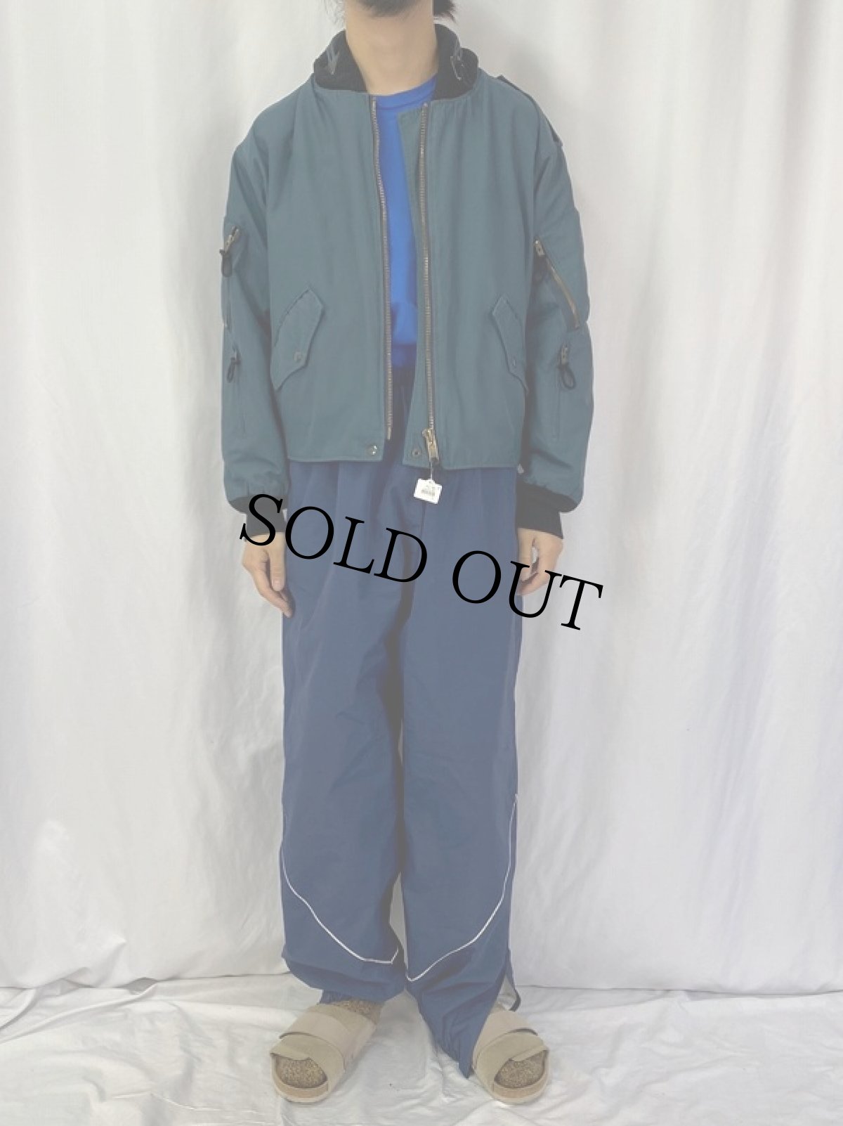 画像2: 90's ROYAL CANADIAN AIR FORCE フライトジャケット (2)