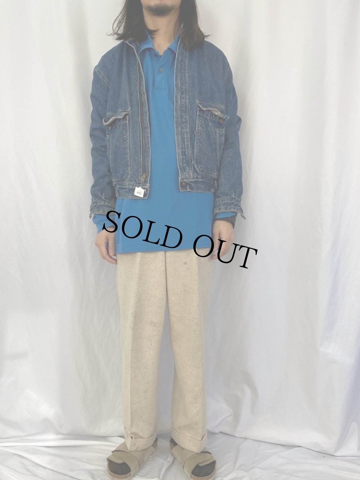 画像2: 90's Levi's 75069-0214 デニムジャケット S (2)