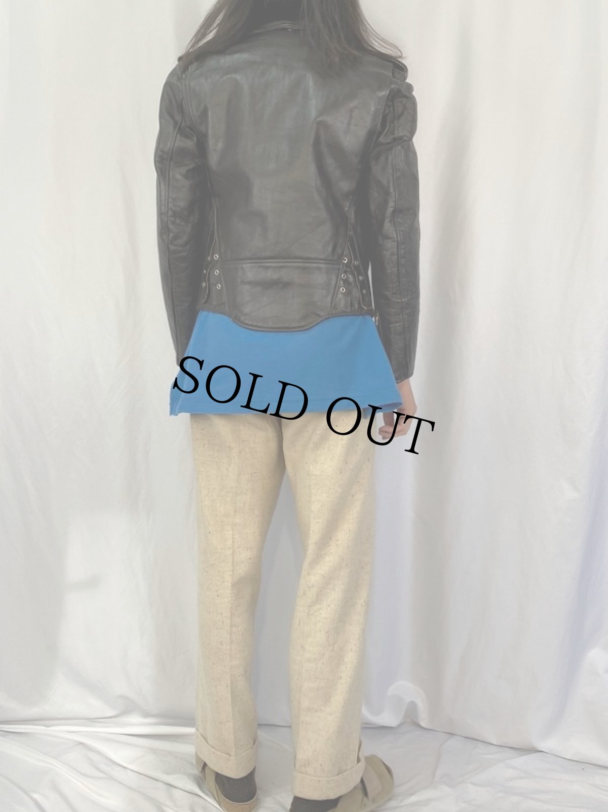 画像4: 70's PERFECTO by Schott ワンスター 牛タグ前期 ダブルライダースジャケット SIZE36 (4)