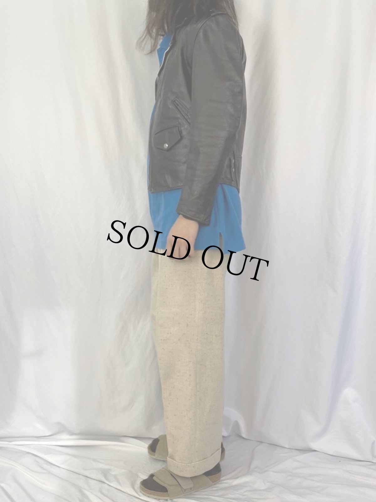 画像3: 70's PERFECTO by Schott ワンスター 牛タグ前期 ダブルライダースジャケット SIZE36 (3)