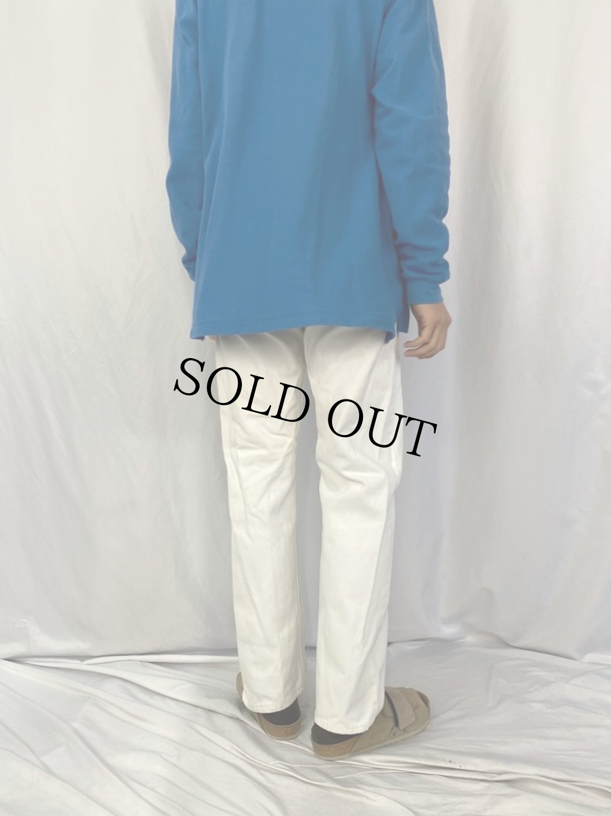 画像4: 90's Levi's 40505-7351 USA製 ホワイトデニムパンツ W33 (4)