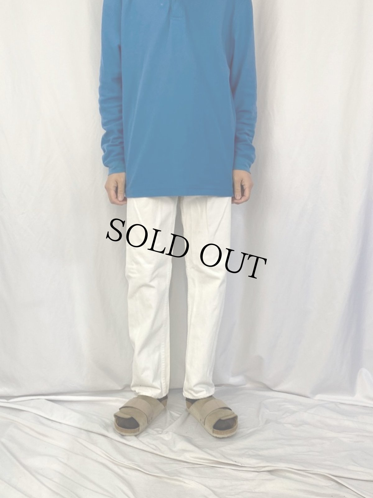 画像2: 90's Levi's 40505-7351 USA製 ホワイトデニムパンツ W33 (2)