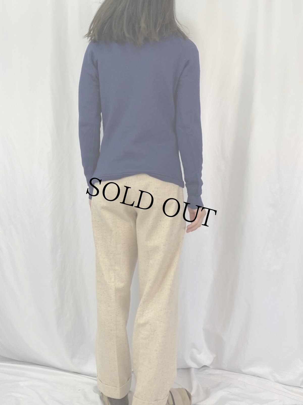 画像4: 80's〜 Patagonia デカタグ ヘンリーネックラグランスウェット M (4)