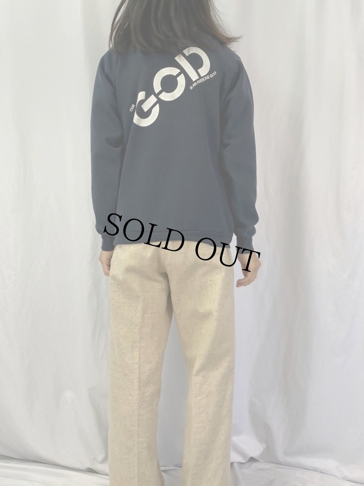 画像4: 80's Rich Mullins USA製 ミュージシャンツアーラグランスウェット XL (4)