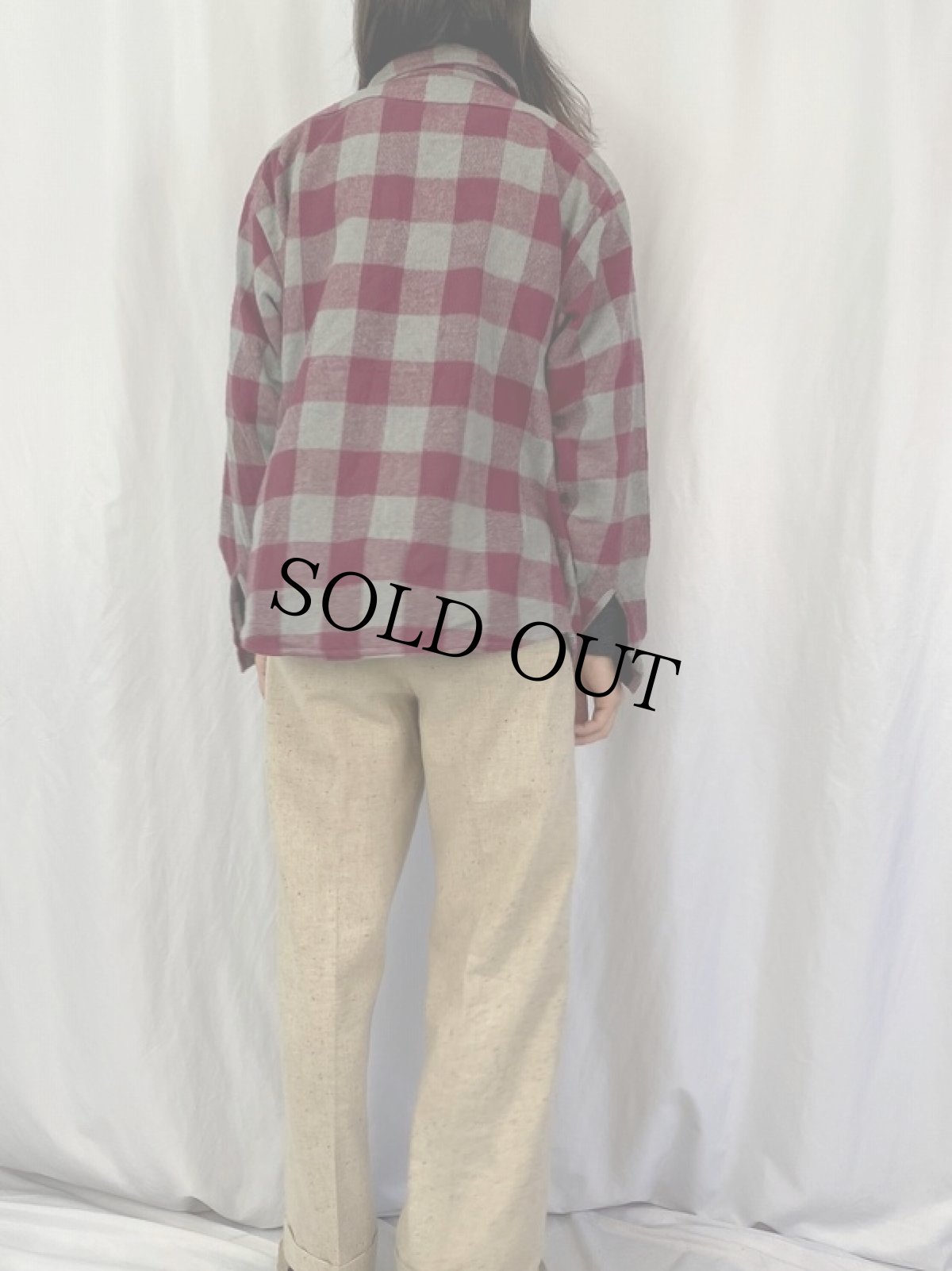 画像4: 80's FIVE BROTHER USA製 チェック柄 ヘビーネルシャツ XL (4)