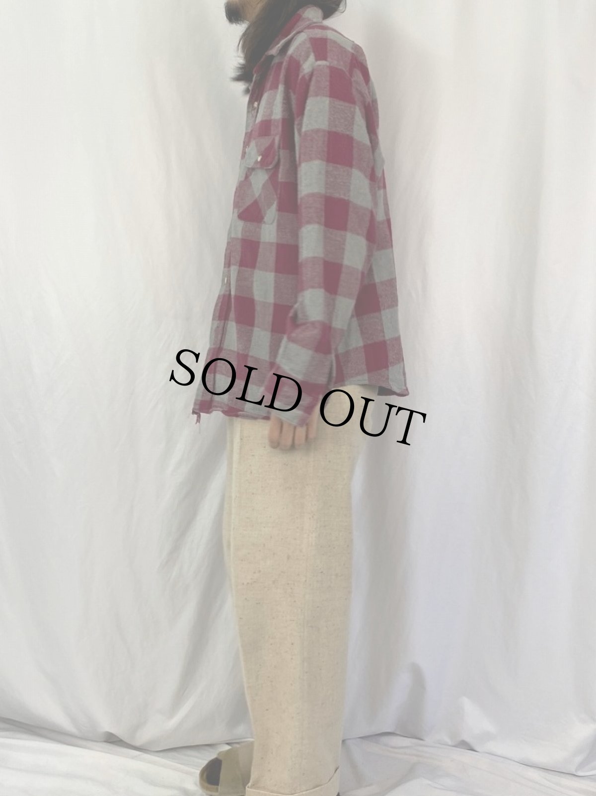 画像3: 80's FIVE BROTHER USA製 チェック柄 ヘビーネルシャツ XL (3)