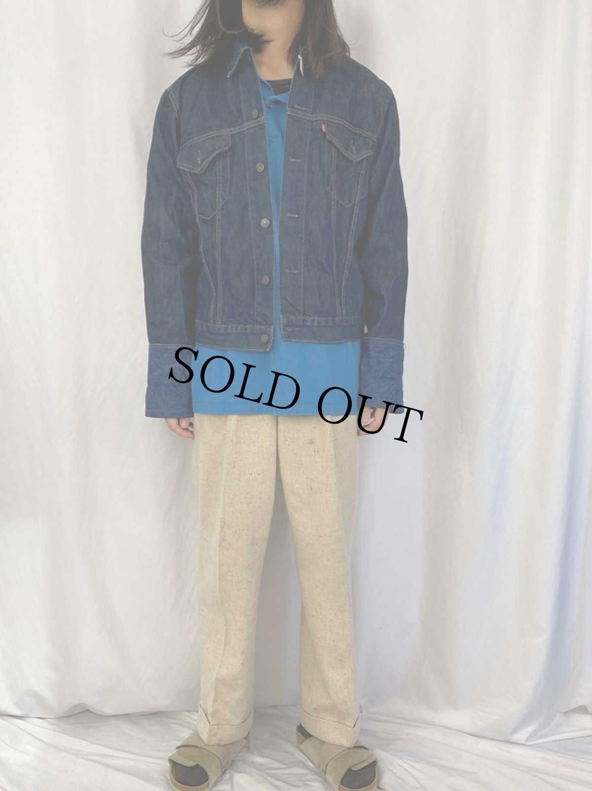画像2: Levi's 70500-04 リメイクデニムジャケット XL (2)