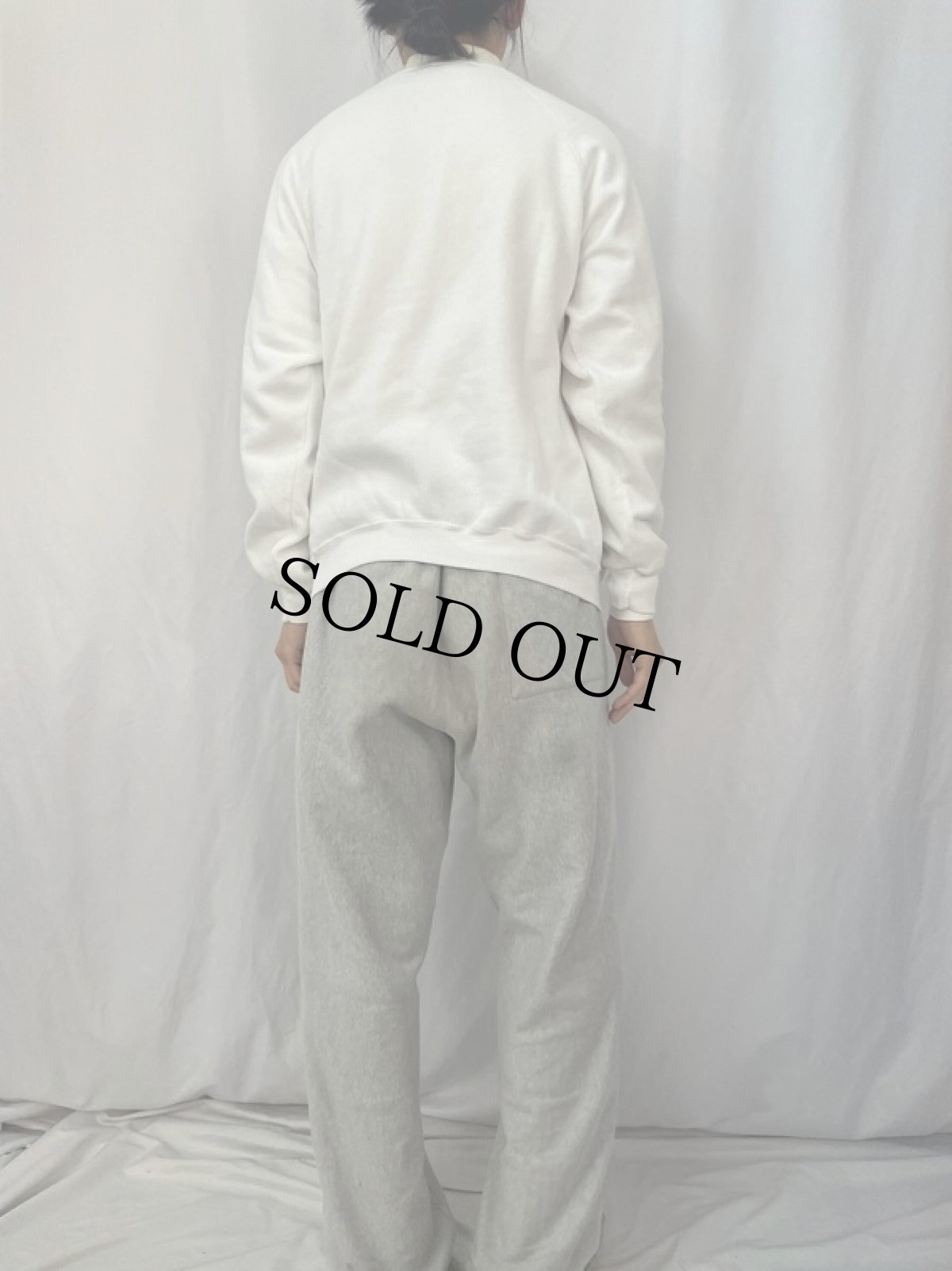 画像4: 80〜90's Lee USA製 "GENTRAL TIGERS" 発泡プリント ラグランスウェット 2X (4)