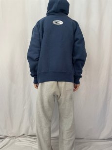 画像4: 90's USA製 "GILMAN LACROSSE" プリントスウェットフーディー XXL (4)