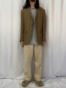 画像2: 90's POLO Ralph Lauren ITALY製 千鳥格子柄 テーラードジャケット (2)