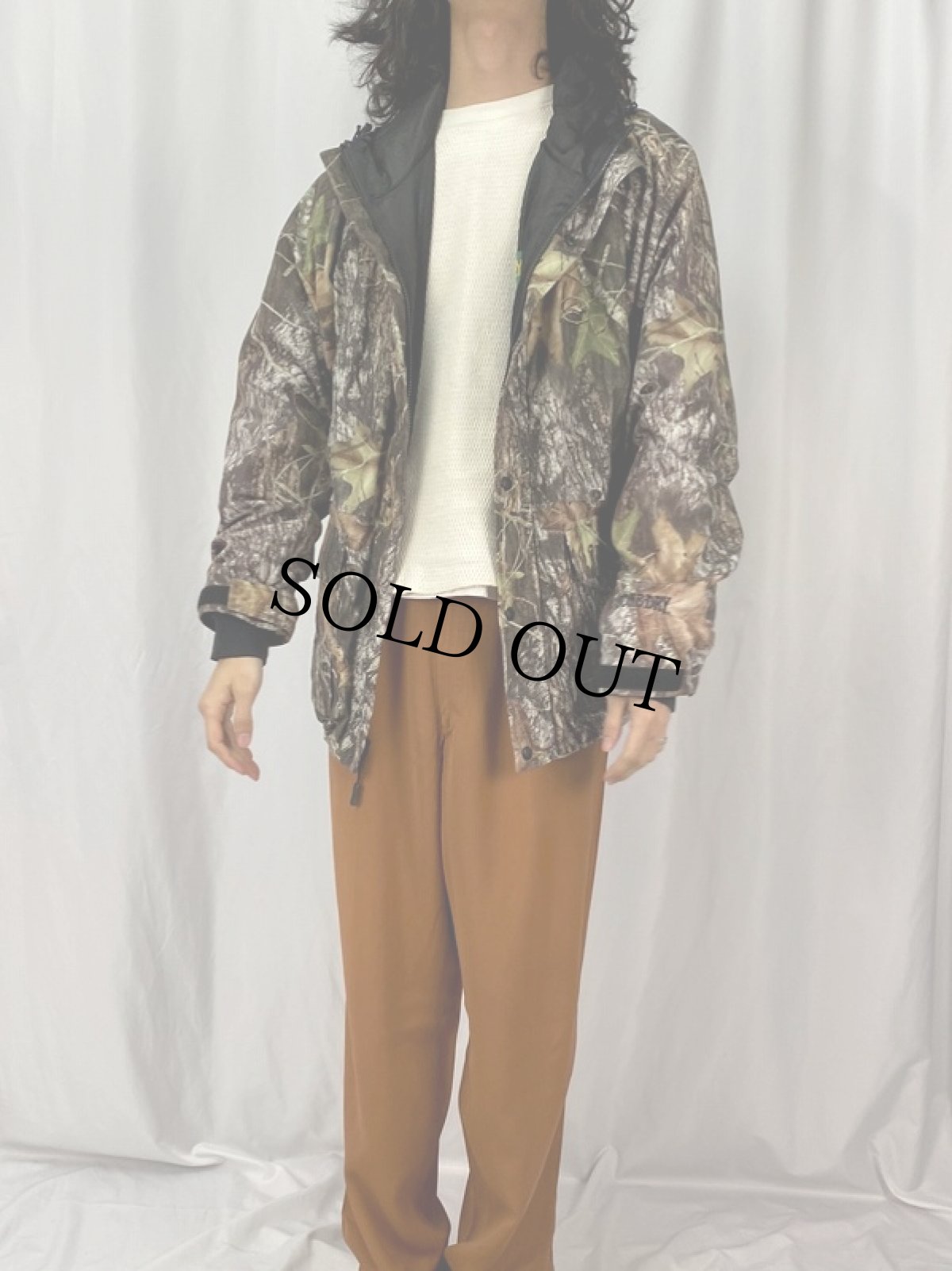 画像2: 90's〜 RED HEAD SQUALTEX リアルツリーカモ柄 ジャケット XL (2)