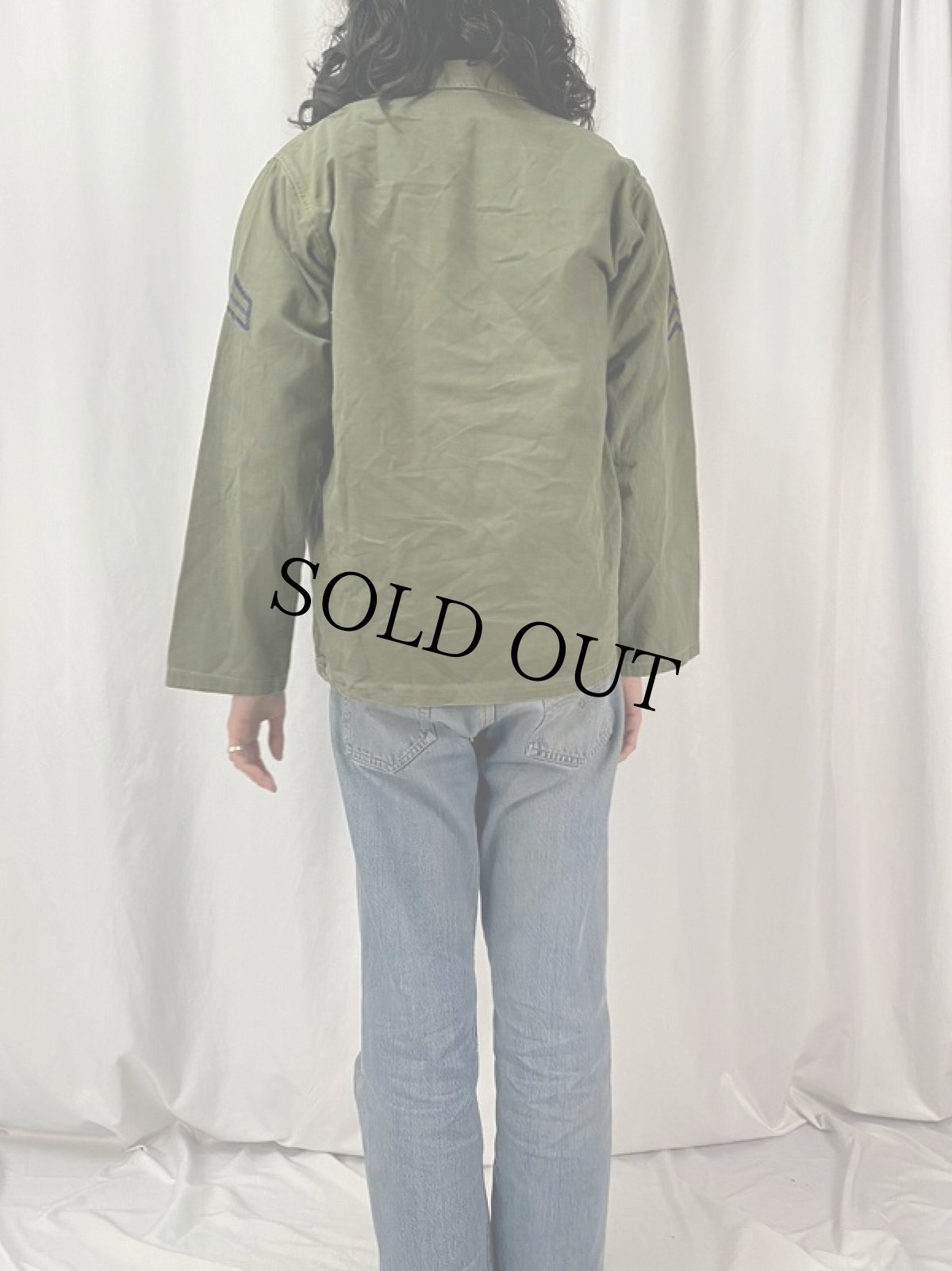 画像4: 40〜50's U.S.ARMY M-47 HBT ユーティリティシャツ (4)