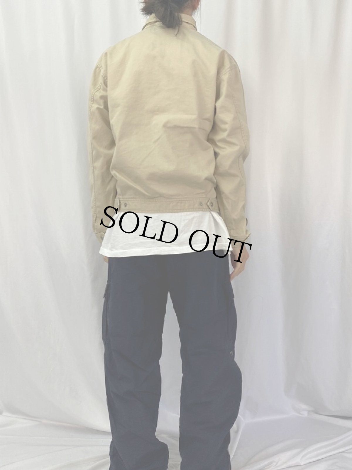 画像4: 90's POLO SPORT Ralph Lauren コットンスイングトップ M (4)