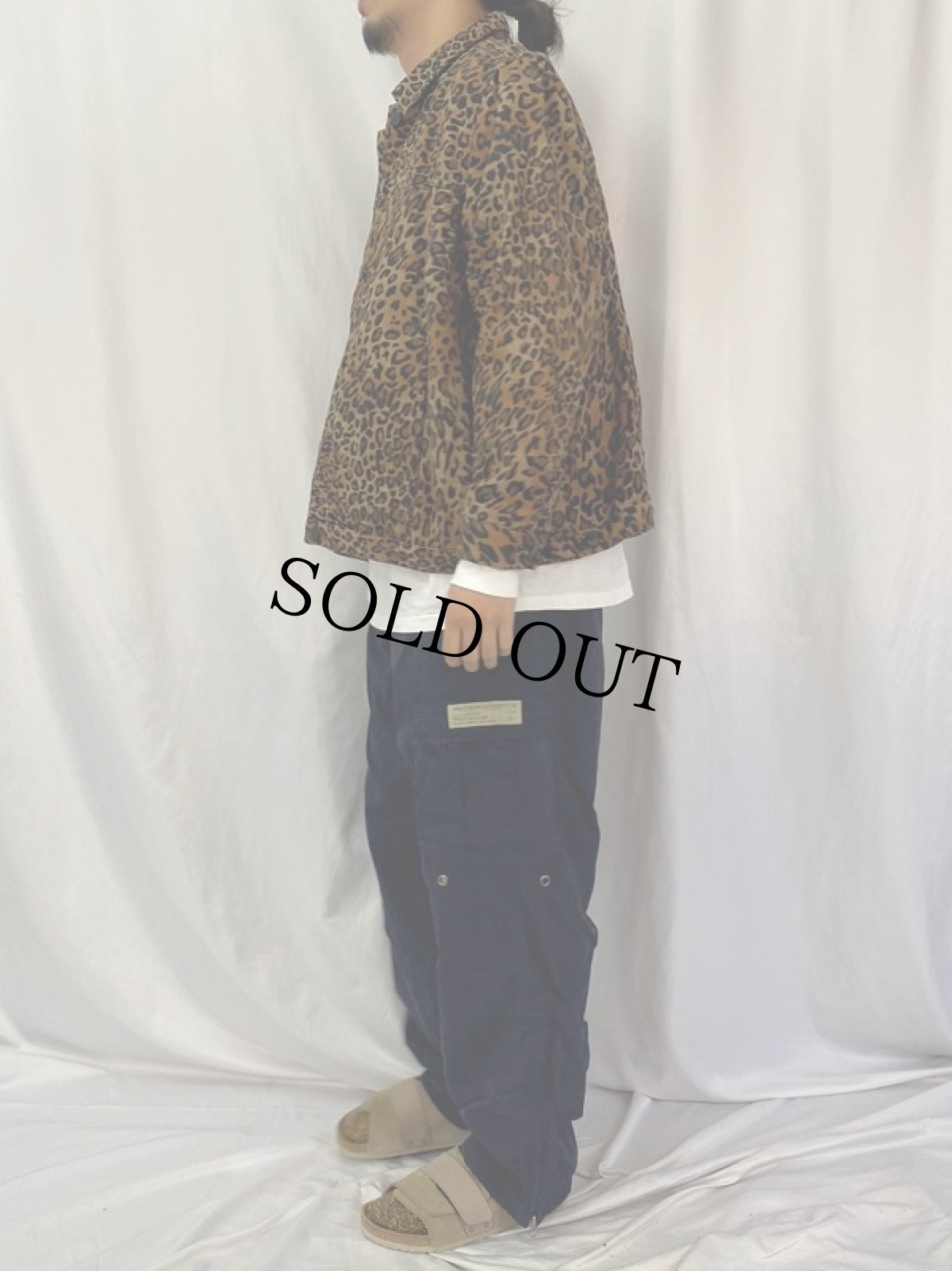 画像3: レオパード柄 コットンジャケット 1X (3)