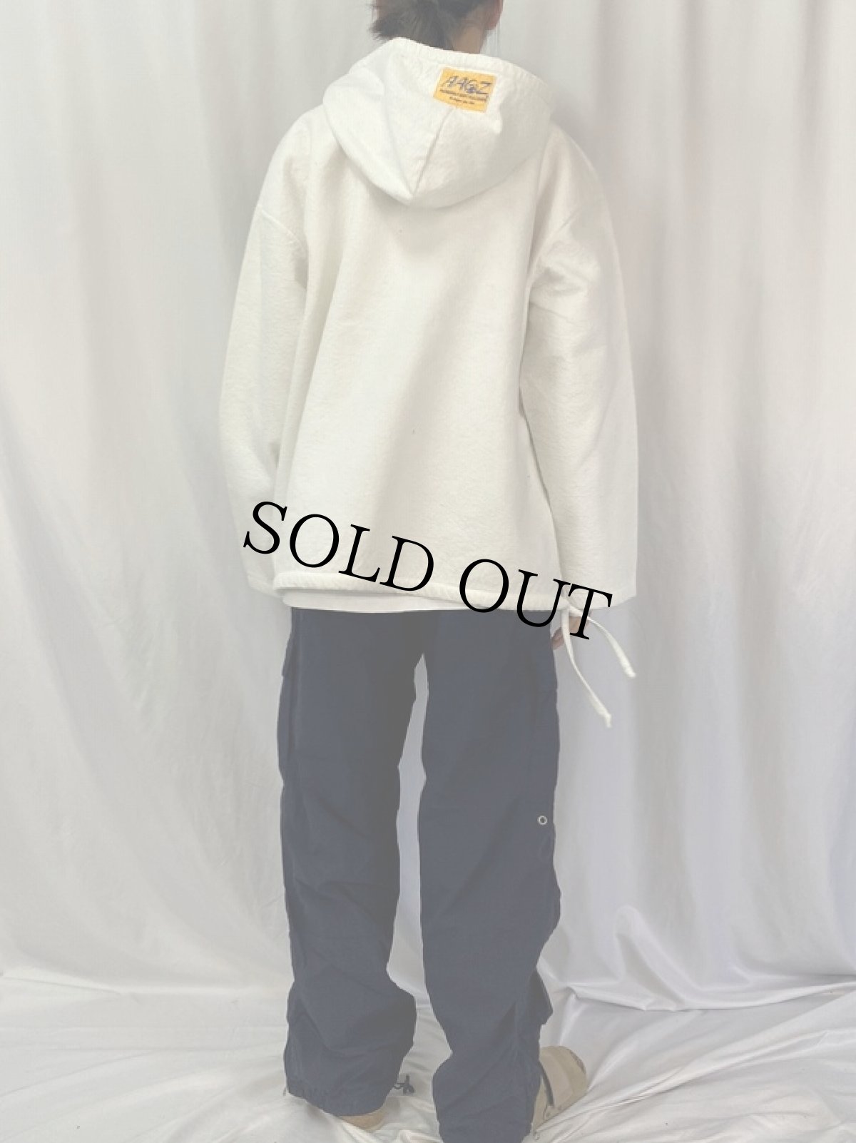 画像4: RAGZ USA製 ビスコースプルオーバーパーカー (4)