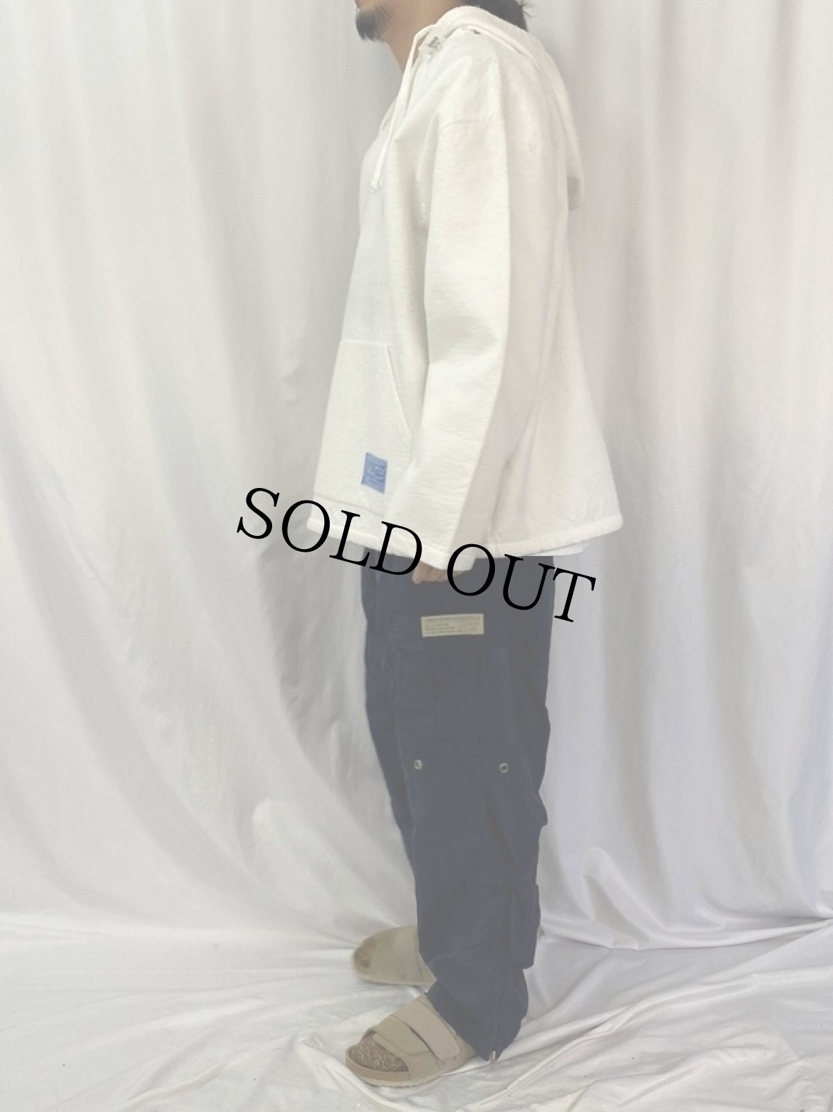 画像3: RAGZ USA製 ビスコースプルオーバーパーカー (3)