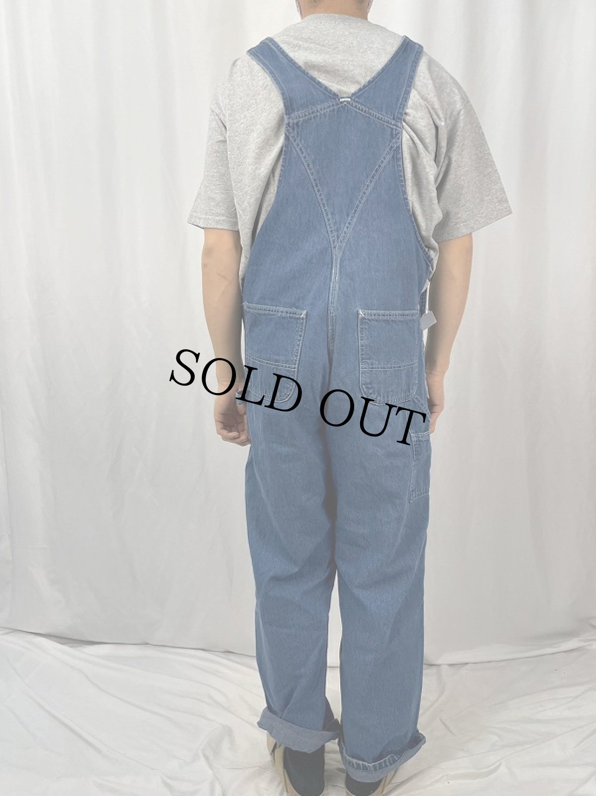 画像4: Carhartt デニムオーバーオール W35 (4)