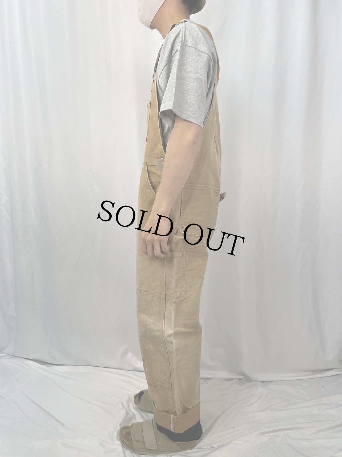画像3: Carhartt ダブルニー ダックオーバーオール W38 (3)