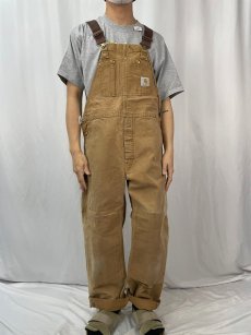 画像2: Carhartt ダブルニー ダックオーバーオール W38 (2)