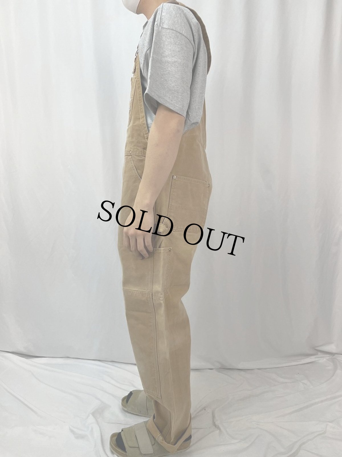 画像3: Carhartt ダブルニー ダックオーバーオール W38 (3)