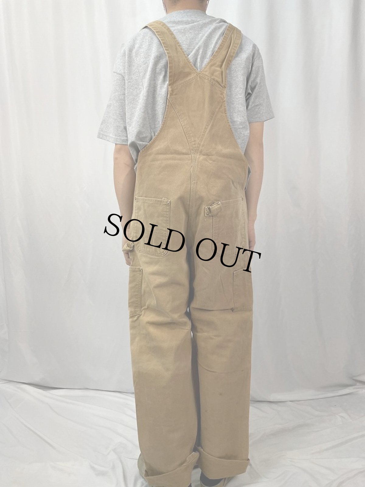 画像4: Carhartt ダブルニー ダックオーバーオール W38 (4)