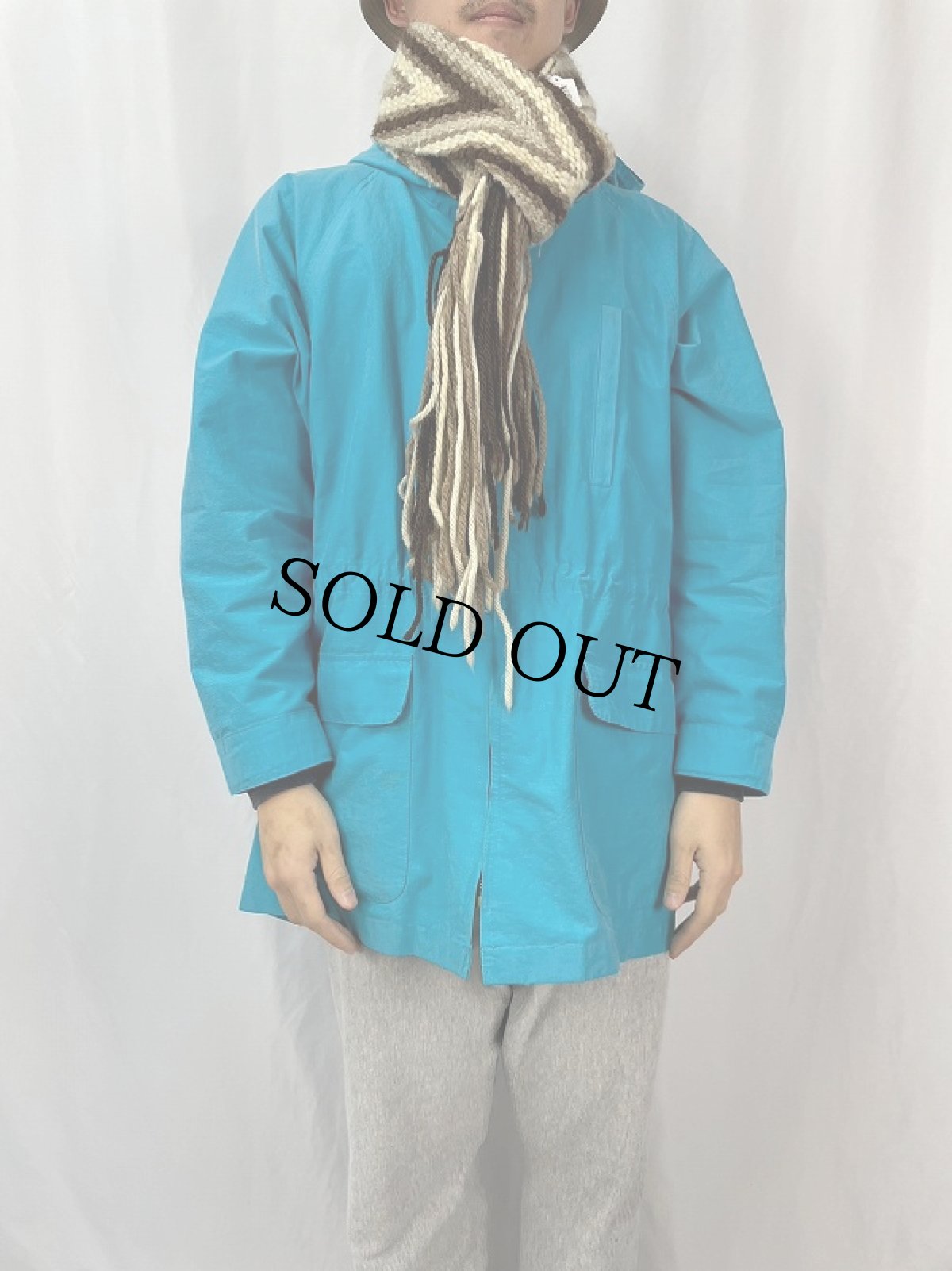 画像2: 総柄 ハンドニットマフラー  (2)