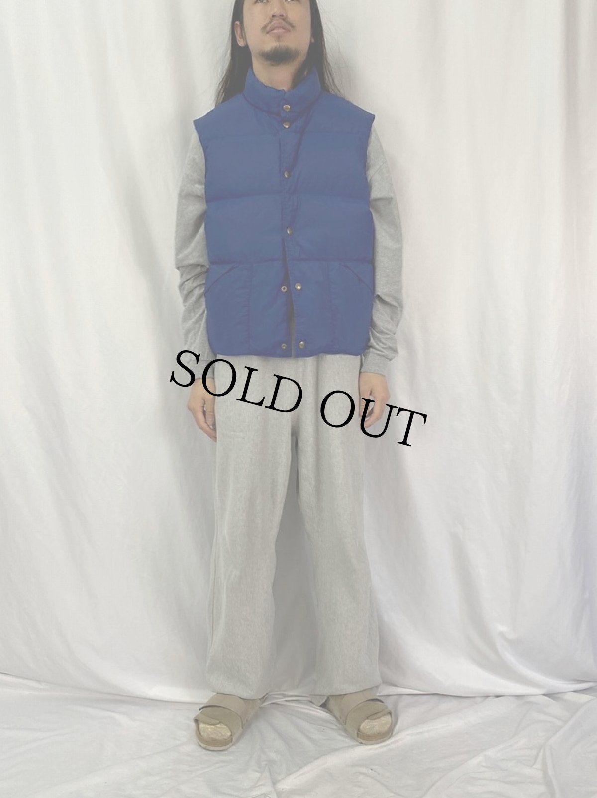 画像2: 80's L.L.Bean USA製 ダウンベスト L (2)