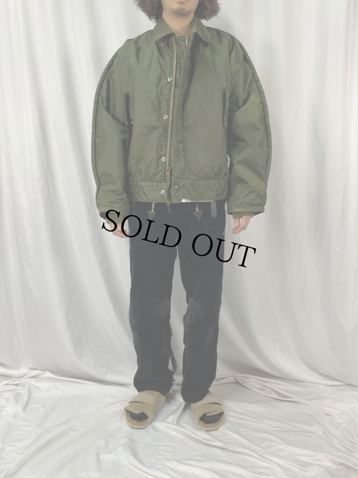 画像2: 60's U.S.NAVY A-1 Extreme Cold Weather Impermeable デッキジャケット LARGE (2)