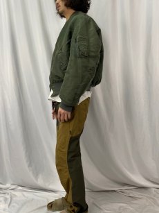 画像4: 90's〜 ALPHA INDUSTRIES,INC. 民間用 USA製  MA-1 フライトジャケット X-LARGE (4)