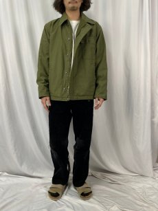 画像2: 80's U.S.NAVY A-2 デッキジャケット LARGE (2)