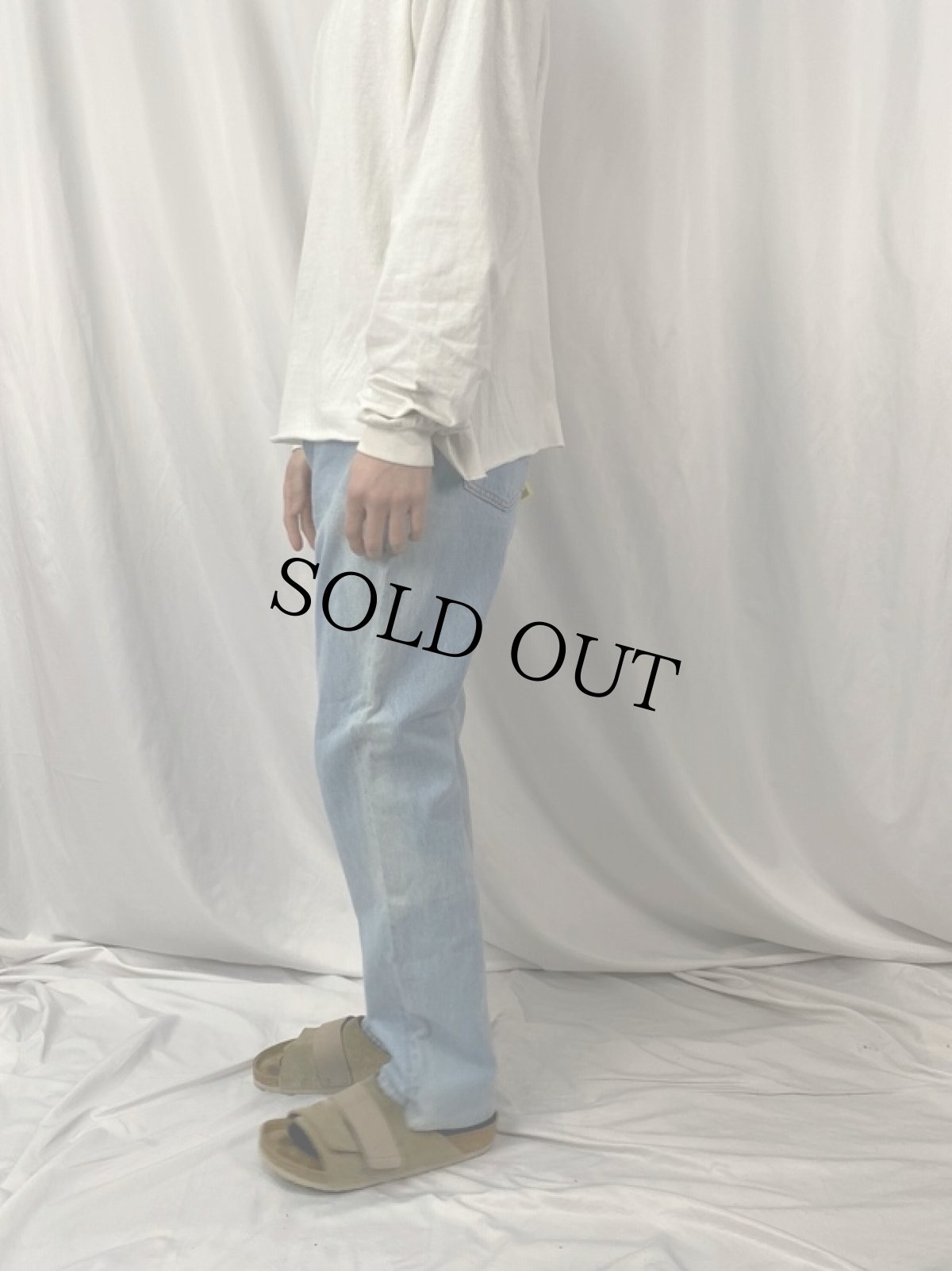 画像3: 90's Levi's 501 USA製 デニムパンツ フラッシャー付き DEADSTOCK W31 (3)