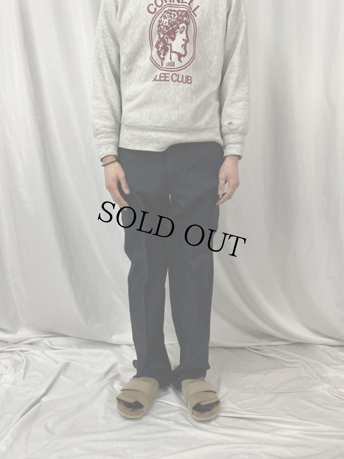 画像2: 80's Levi's "STA-PREST" PANTS W35 BLACK (2)