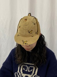 画像2: 【SALE】 〜60's UTICA DUXBAK ゲームバード柄 コーデュロイハンティングキャップ (2)