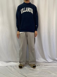 画像2: 00's Champion REVERSE WEAVE "VILLANOVA" プリントスウェット M (2)