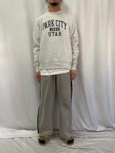 画像2: Champion REVERSE WEAVE "PARK CITY UTAH" プリントスウェット M (2)