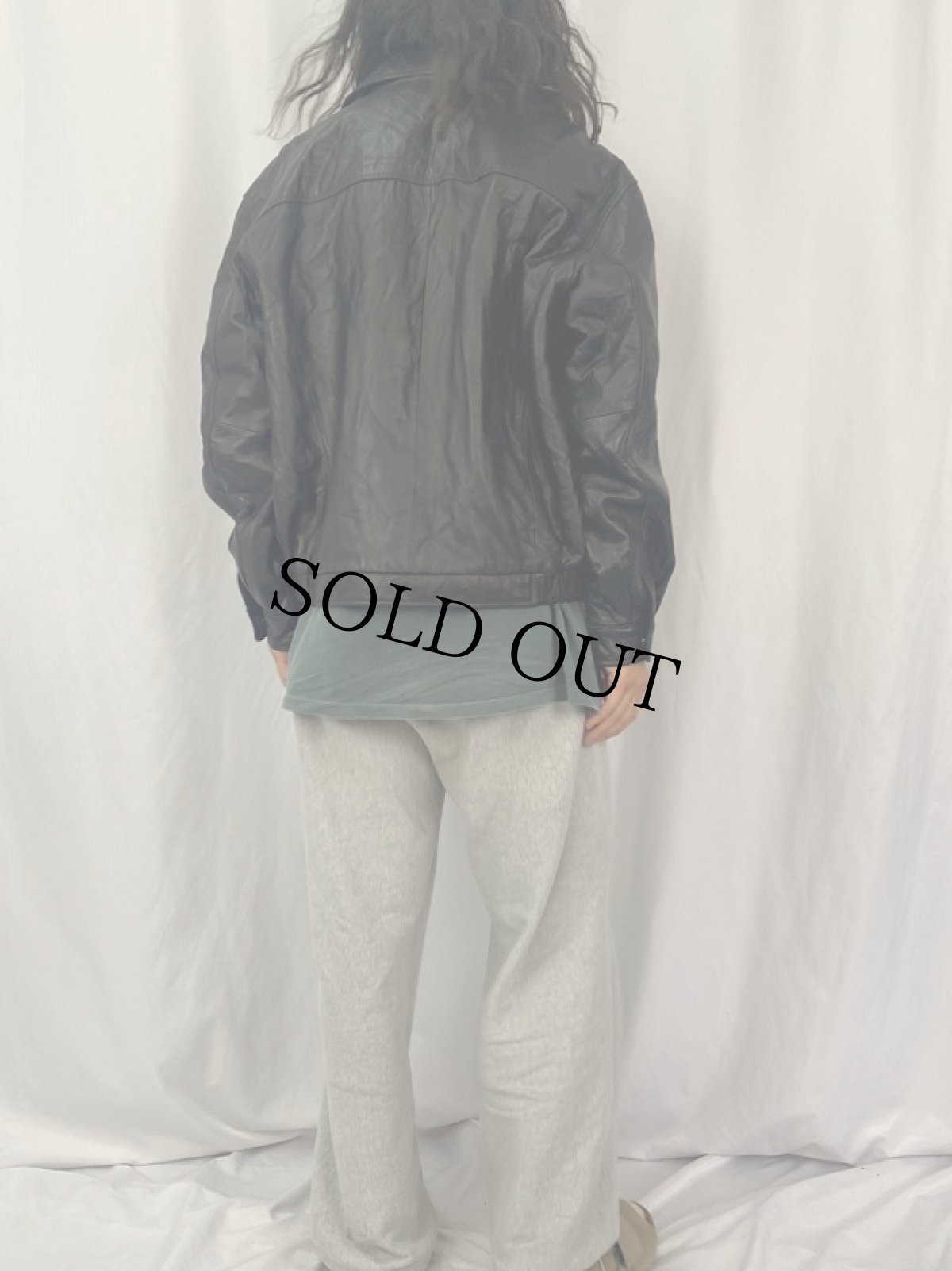 画像4: KIRKLAND レザージャケット L (4)