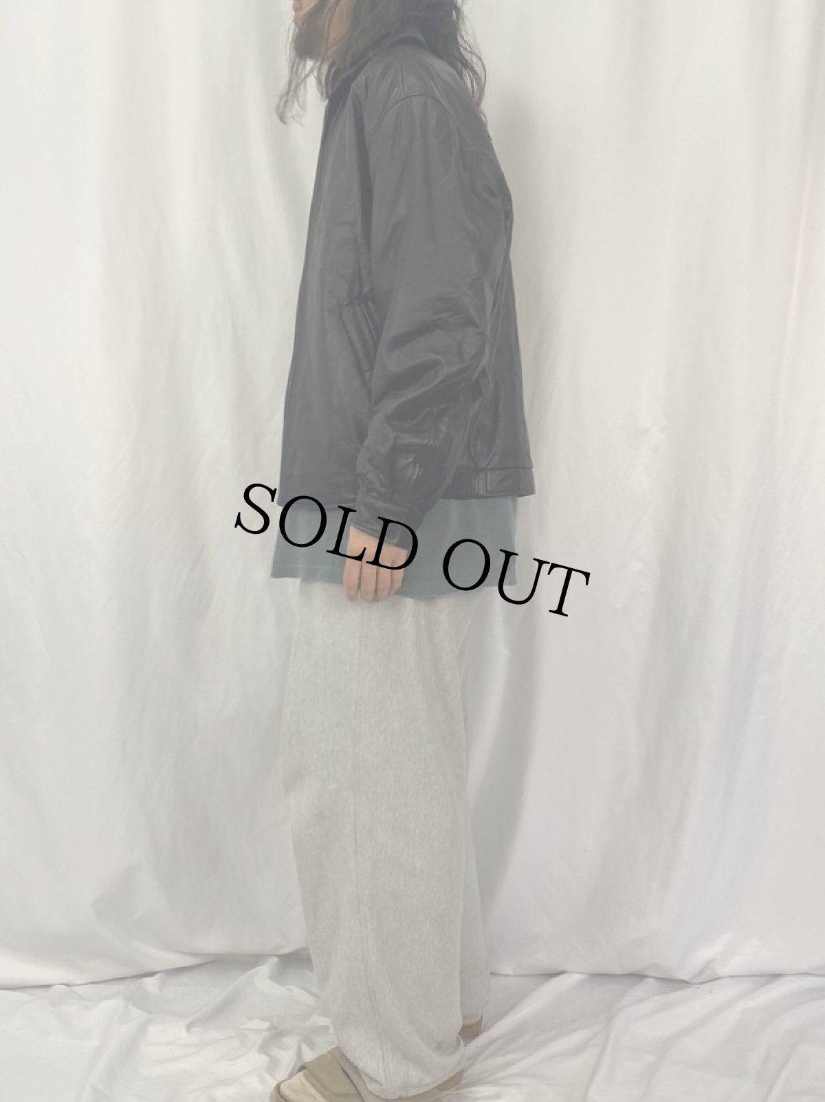 画像3: KIRKLAND レザージャケット L (3)