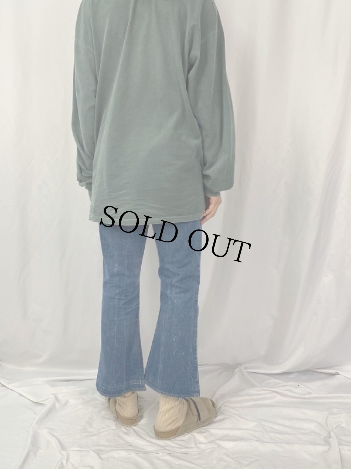 画像4: 70〜80's Levi's 646-0217 オレンジタブ ベルボトムデニムパンツ W32 (4)