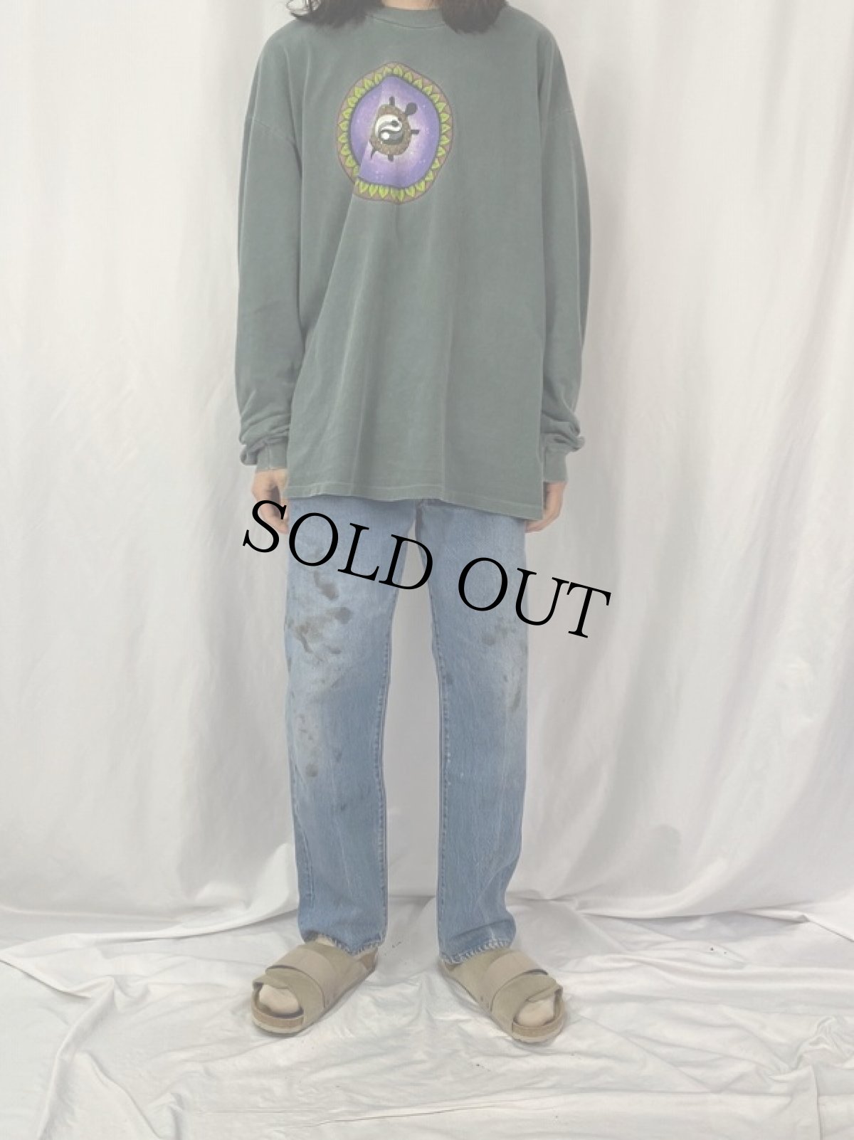 画像2: 80's Levi's 501 USA製 内股シングル デニムパンツ W35 (2)