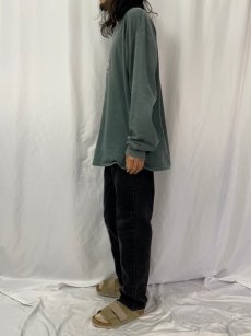 画像3: 90's Levi's 505 "REGULAR FIT STRAIGHT LEG" USA製 オレンジタブ ブラックデニムパンツ W35 (3)